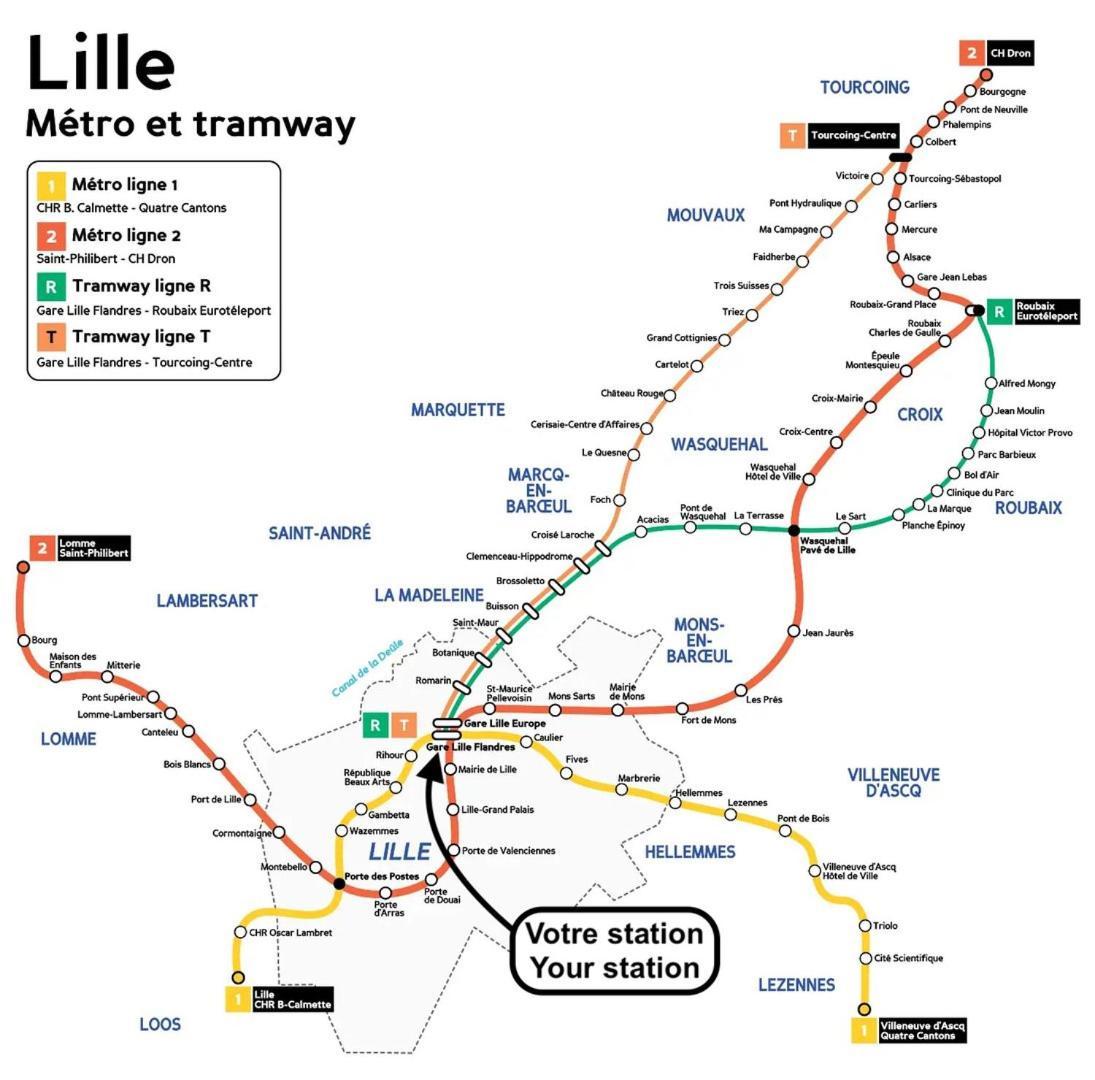 Lille Hypercentre Gares - Small Suite Экстерьер фото